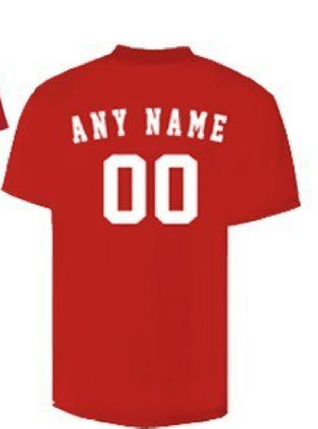 Back of Jersey Example