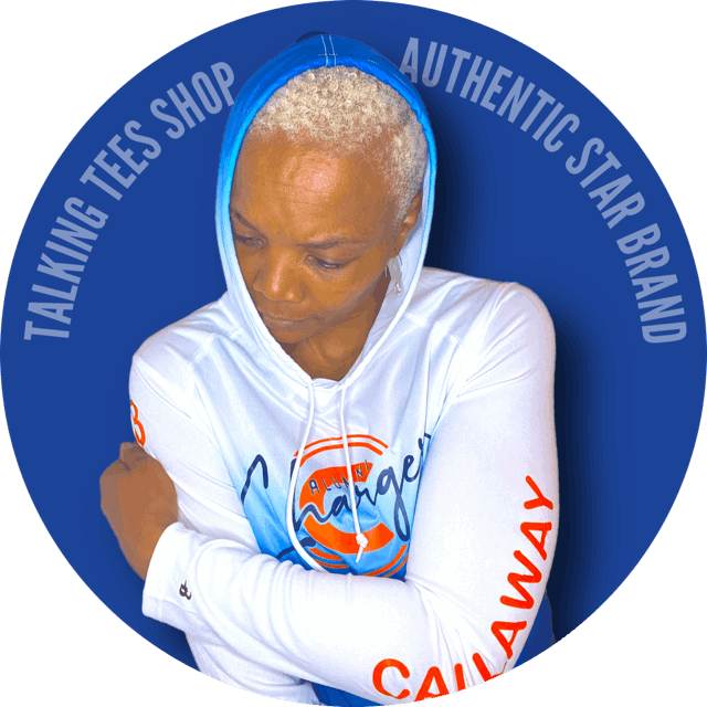 Female Blue Ombre Hoodie